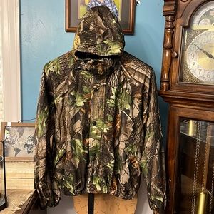REDHEAD hooded lightweight Realtree jackets silent fleece, mesh lined